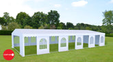 10X20m Cort Evenimente PROFESSIONAL XXL, PVC alb